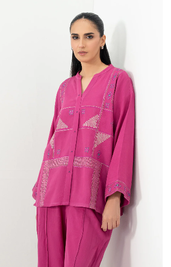 Magenta Pink Festive Co-Ord Set